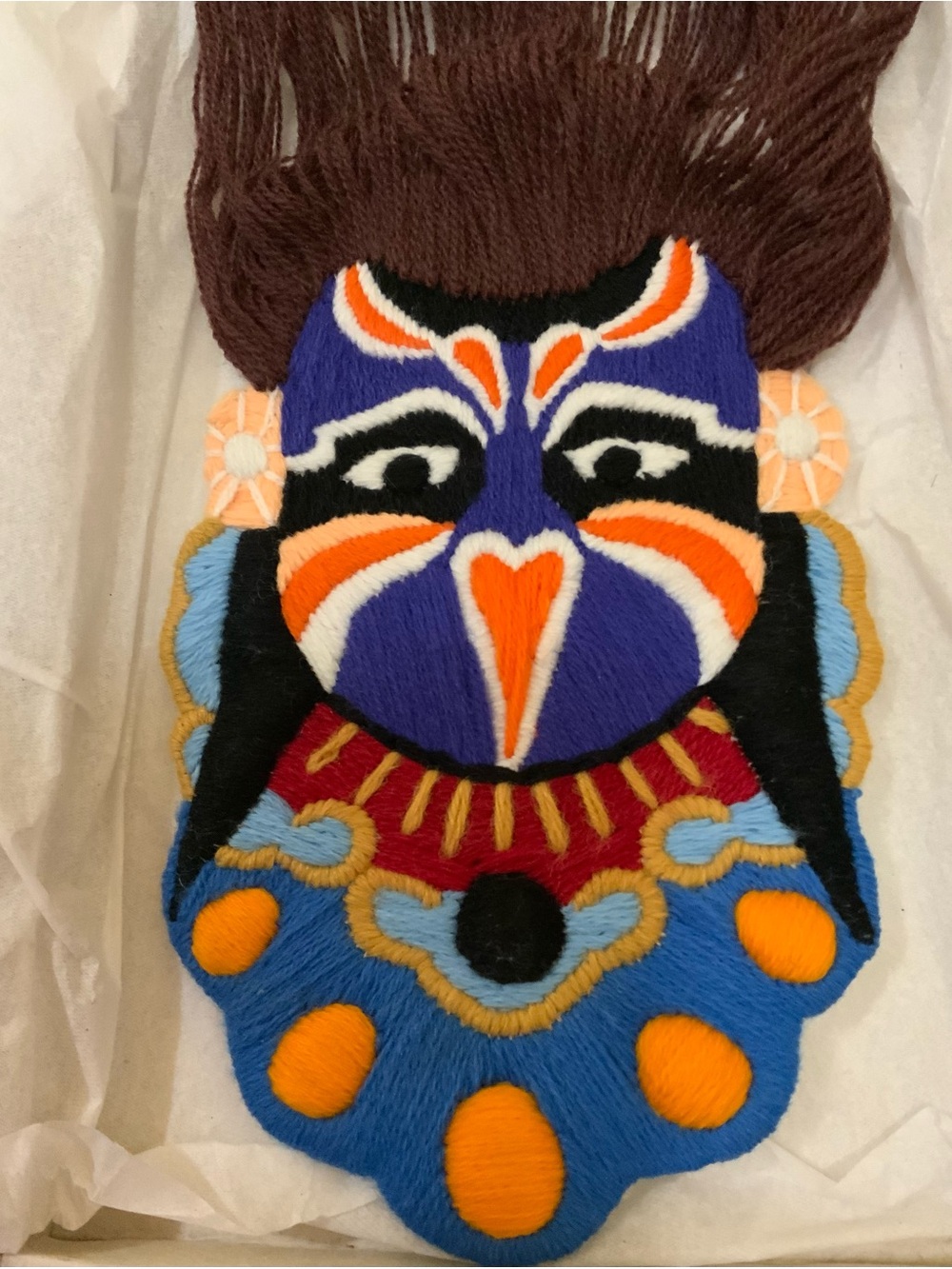 🆕⭐️Colorful Handcrafted in Yarn Face Mask